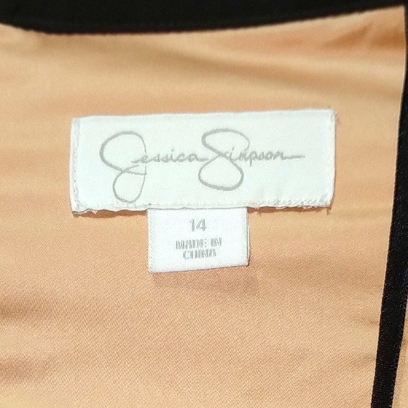Jessica Simpson collection Style JSOW1947,strapless black dress, size 14 - Picture 7 of 7
